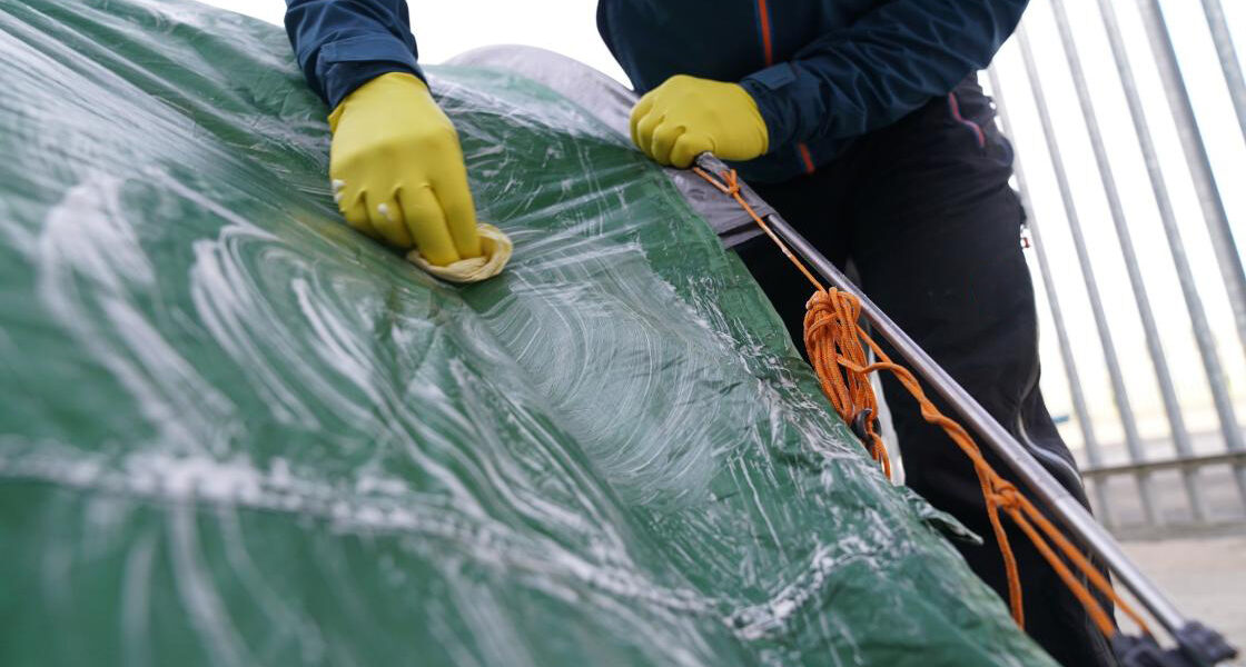 Cleaning Mold Off A Tent